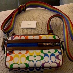 Coach rainbow Graham crossbody NWOT